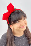 Macfame Polka Dot Double Eared Accordion Crown Red