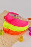 Neon Orange Knotted Headband