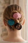 Flower Figured Hair Clip Set-2