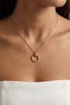 Nail Necklace Gold