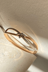 Double Row Hinged Bronze Bangle