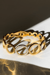Gold Open Circle Bangle