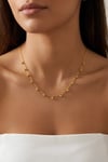 Ball Gold Chain Necklace
