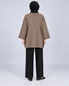Kadın Vizon Taş İşlemeli Yırtmaçlı Oversize Oysho Tunik