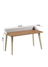 Flow Çalışma Masası Alçak Panelli 70x150