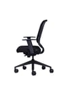 Swing Çalışma Koltuğu Hareketli Kolçaklı Siyah Ayaklı