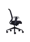 Swing Çalışma Koltuğu Hareketli Kolçaklı Siyah Ayaklı