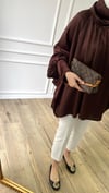 Acı Kahve  - Saten Tunik