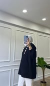 Bej Kurdele Detaylı Hırka - Siyah