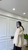 Bej - Polo Yaka Sweatshirt