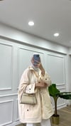 Belden Büzgülü Trenç - Bej