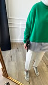 Benetton Gömlek Detaylı Sweatshirt 