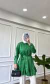 Benetton - Saten Kemerli Gömlek