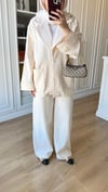 Blazer Keten Takım Naturel