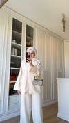 Blazer Keten Takım Naturel