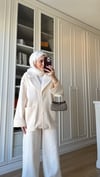 Blazer Keten Takım Naturel