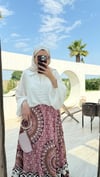 Bohem Etekli Takım Beyaz