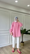 Çizgili Gömlek - Pembe