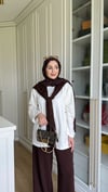 Dantel Şallı Oysh Takım Acı Kahve