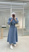 Denim Etekli Takım Mavi