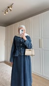 Denim Etekli Takım Mavi