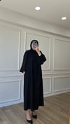 Düğmeli Elbise - Siyah
