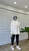 Ekru Üç iplik sweatshirt