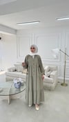 Elan Tensel Elbise Haki