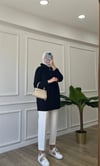 Fermuar Detaylı Triko - Siyah