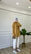 Fitilli Boğazlı Kazak - Hardal