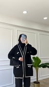 Fiyonk Detaylı Hırka - Siyah