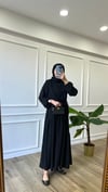 Flora Elbise - Siyah