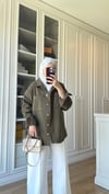 Gabardin Ceket Haki