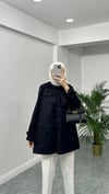 Gabardin Ceket Siyah