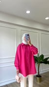 Gofre Gömlek - Pembe