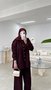 Ham Keten Takım Bordo