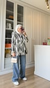 Hola Kaşe Ceket Beyaz