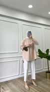 Kahve - Basic Bisiklet Yaka 