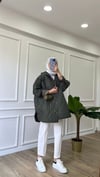 Kapitone Baklava Desenli Mont - Haki
