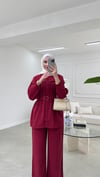 Lavinya Tensel Takım  Bordo