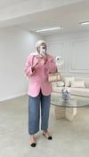 Luna Blazer Ceket Pembe 