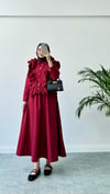 Mia Etekli Takım Bordo