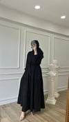 Müslin Elbise - Siyah