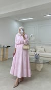 Müslin Etekli Takım Pembe