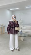 Nakışlı Gömlek Bordo
