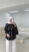 Nakışlı Gömlek Siyah