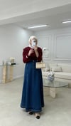 Omuz Detaylı Bluz Bordo