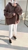 Oversize Sweatshirt-Acı Kahve 