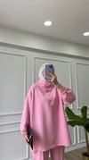 Pembe - Çıtçıtlı Eşofman Takımı