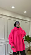 Pembe - Yarım Boğazlı Kazak